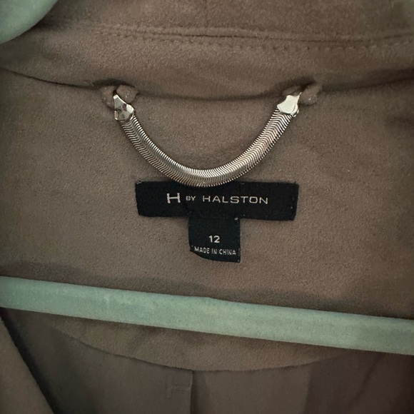 H by Halston Faux Suede Moto Jacket - Picture 4 of 4
